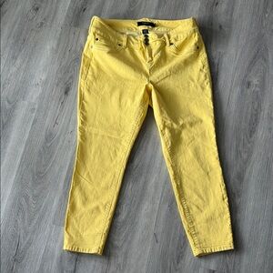 Torrid Yellow Ankle / cropped Jeans size 18
